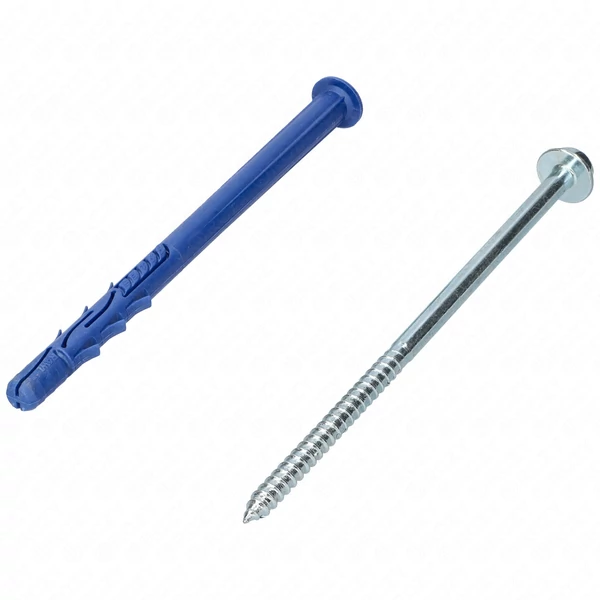 10x160 mm Csavar + tipli, klímatartó konzolhoz, hatlapfejű, peremes (TORX), 25 db/csomag