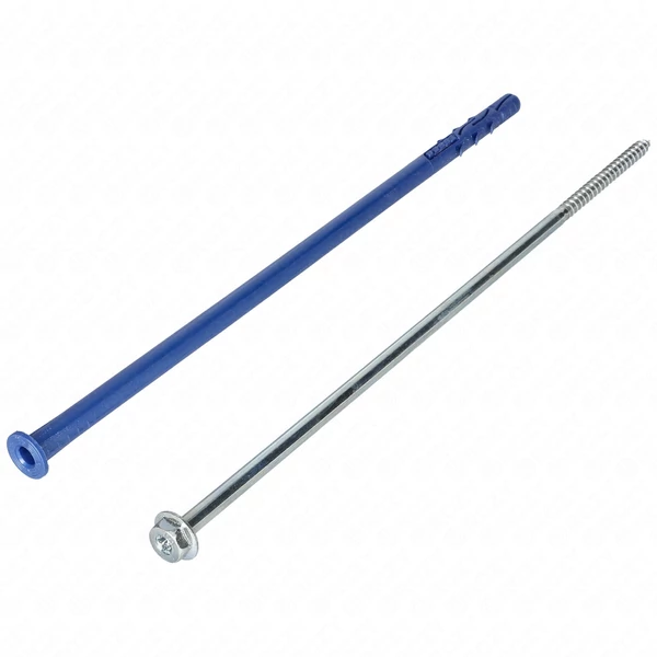 10x300 mm Csavar + tipli, klímatartó konzolhoz, hatlapfejű, peremes (TORX),10db/csomag / RENDELÉSRE
