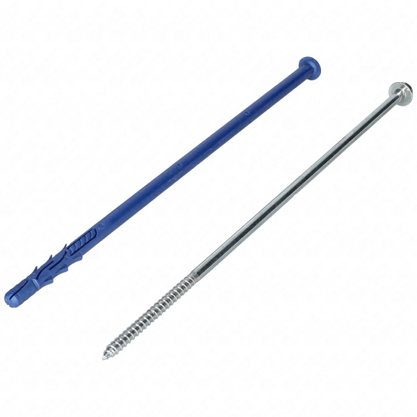 10x300 mm Csavar + tipli, klímatartó konzolhoz, hatlapfejű, peremes (TORX),10db/csomag / RENDELÉSRE