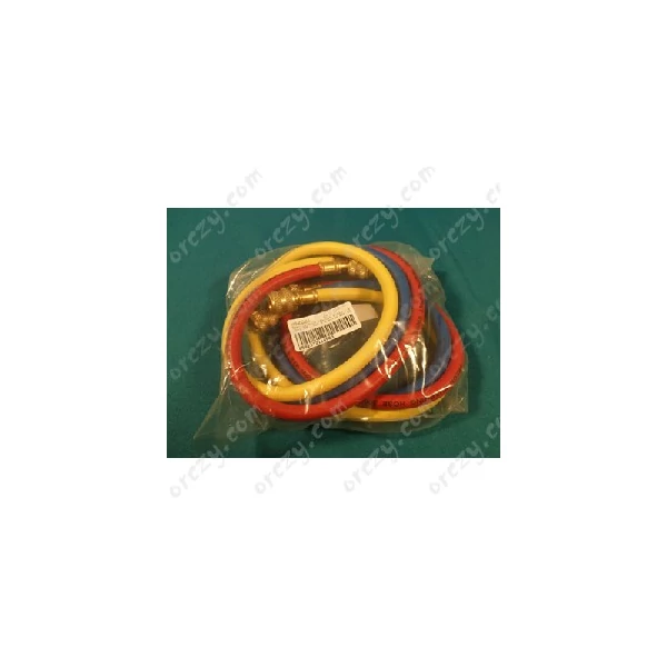 Szerviztömlő készlet R134a 1/4 col SAE, 3x0.9 m piros kék sárga/RENDELÉSRE