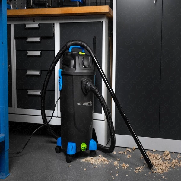Száraz-nedves porszívó 1500W, 30L, kifúvó funkció, HÖGERT HT2E412 