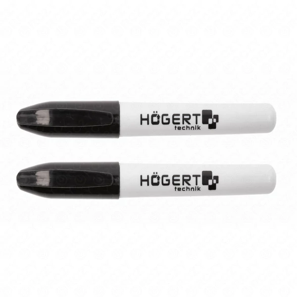 Alkoholos jelölő filc, fekete, 2db/csomag, 150 mm, HÖGERT HT3B779