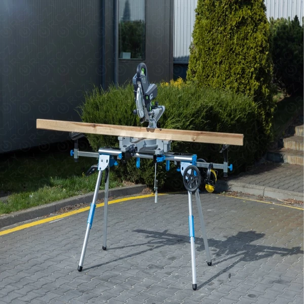 Gérvágó fűrész állvány, összecsukható, munkamagasság 61,5 – 82 cm, 100 Kg-ig, HÖGERT HT7G543 / RENDELÉSRE