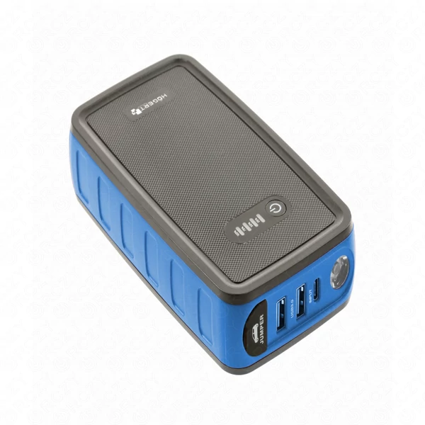 Bikázó Jump Starter, PowerBank, LED lámpa, 10600 mAh, 2 USB, 400A, HÖGERT HT8G622  