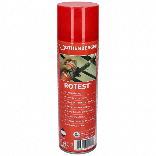 Gázszivárgás jelző spray 400ml ROTEST ROTHENBERGER