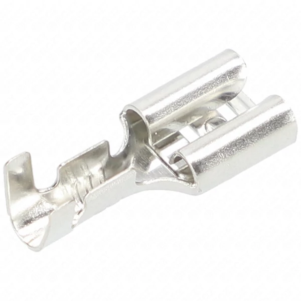 Csúszósaru, 6,3x0,5, aljzat,ón, 0,5-1 mm² kábelhez