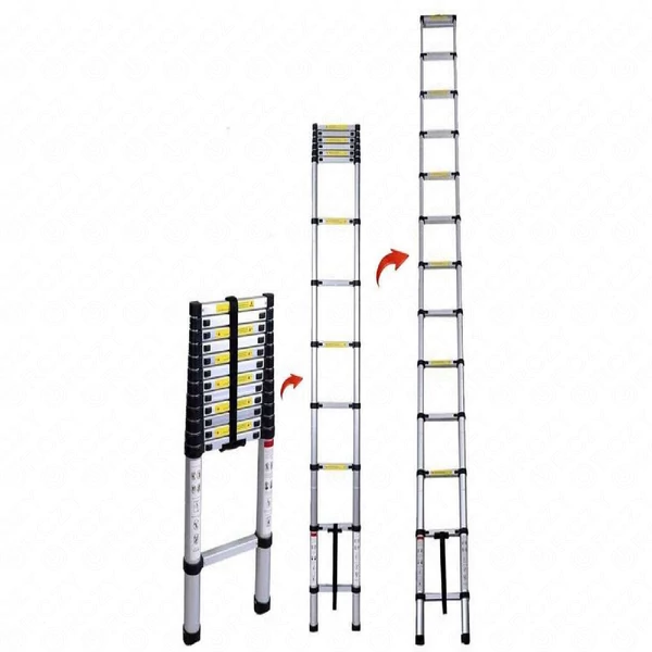 Alumínium teleszkópos létra 2,9 m, max. terhelhetőség: 150kg