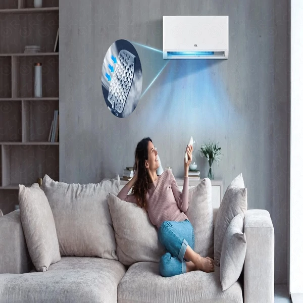 TCL BreezeIN TAC-12CHSD/TPH11IH inverter 3.4 kW hűtő-fűtő klíma szett, fehér, Csepptálca fűtés