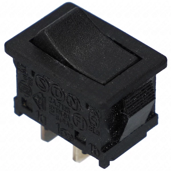 10A/250V AC, 8A/12V DC Billenőkapcsoló, fekete, kicsi (univerzális) / RENDELÉSRE