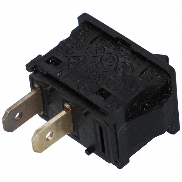 10A/250V AC, 8A/12V DC Billenőkapcsoló, fekete, kicsi (univerzális) / RENDELÉSRE