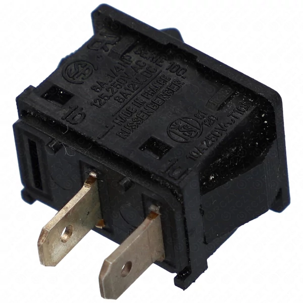 10A/250V AC, 8A/12V DC Billenőkapcsoló, fekete, kicsi (univerzális) / RENDELÉSRE