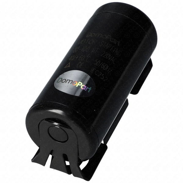 80-100 uF 220V Kondenzátor, motor indító, fémházas (univerzális)