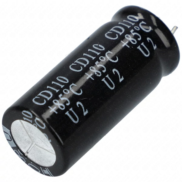 68 uF 400V Kondenzátor, furatszerelt (univerzális)  mini híradástechnika / RENDELÉSRE