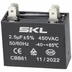 2,5 uF 450V Kondenzátor, sarus, téglatest (univerzális)